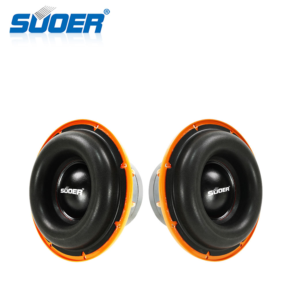Suoer G-10 auto Dual magnetic aluminum basin holder 10 inch 2800w speakers wholesale car subwoofer frame speakers car woofer